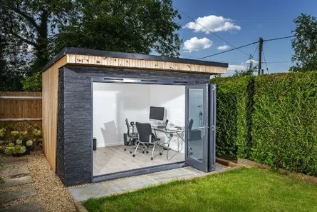 How The Garden Home Office is Installed 